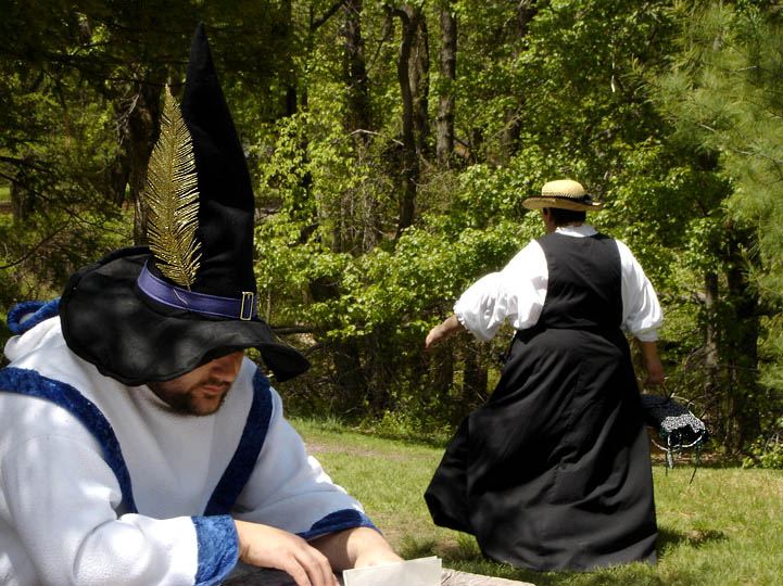 Vardemis Reading Outside on a Nice Day